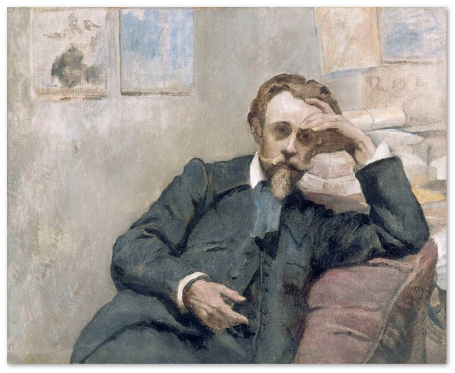 Portrait de Alphonse Osbert par Jules Emmanuel Valadon
